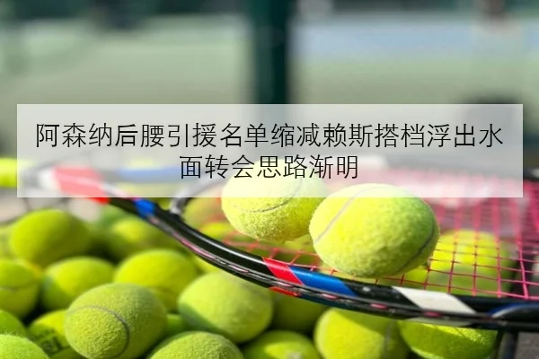 阿森纳后腰引援名单缩减赖斯搭档浮出水面转会思路渐明